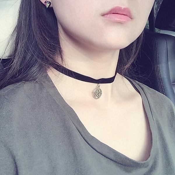 Black Lace Leather Collier Black Lace Leather Collier