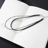 Black Lace Leather Collier Black Lace Leather Collier