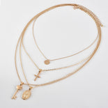 Bohemia Moon Star Multilayer Necklace Bohemia Moon Star Multilayer Necklace