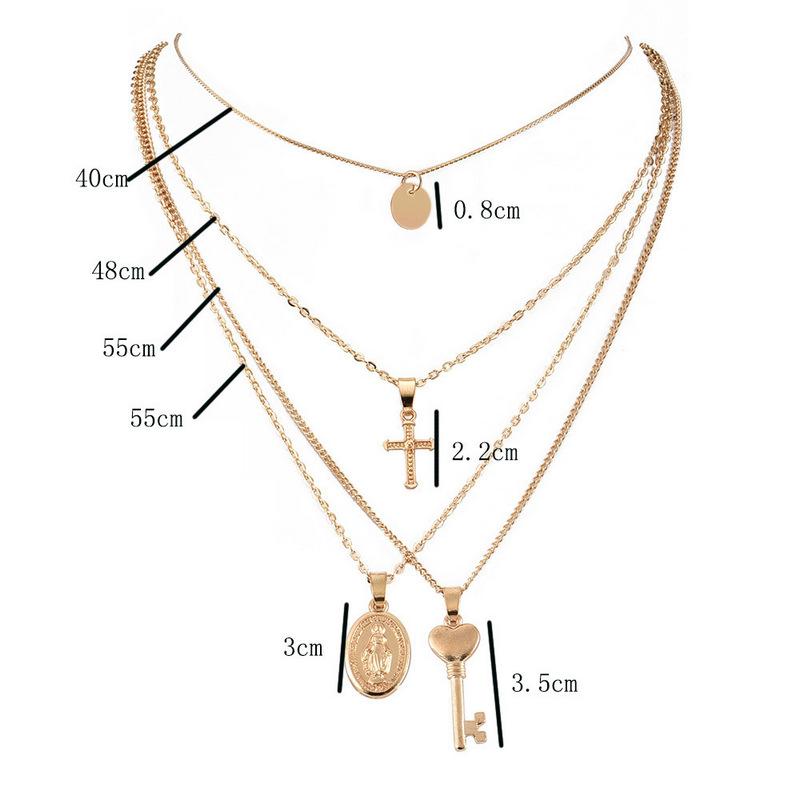 Bohemia Moon Star Multilayer Necklace Bohemia Moon Star Multilayer Necklace