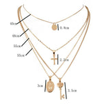 Bohemia Moon Star Multilayer Necklace Bohemia Moon Star Multilayer Necklace