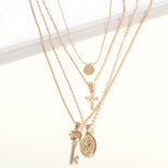 Bohemia Moon Star Multilayer Necklace Bohemia Moon Star Multilayer Necklace