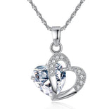 Heart Shaped Pendant With Necklace