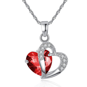 Heart Shaped Pendant With Necklace