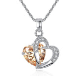 Heart Shaped Pendant With Necklace