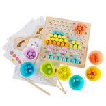 Montessori Clip Beads Puzzle