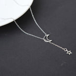 Moon Crescent & Star Pendant