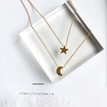 Moon Crescent & Star Pendant