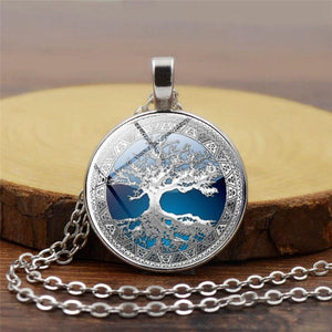 Tree of Life Crystal Pendant Necklace