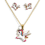 Unicorn Pendant With Necklace